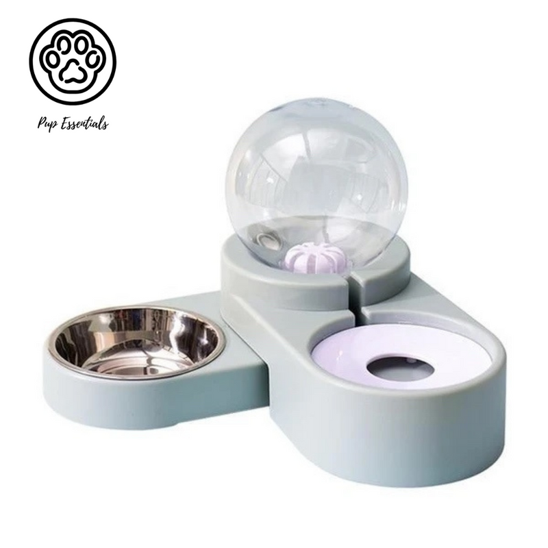 Dual Pet Food & Water Feeder-Pup Essentials