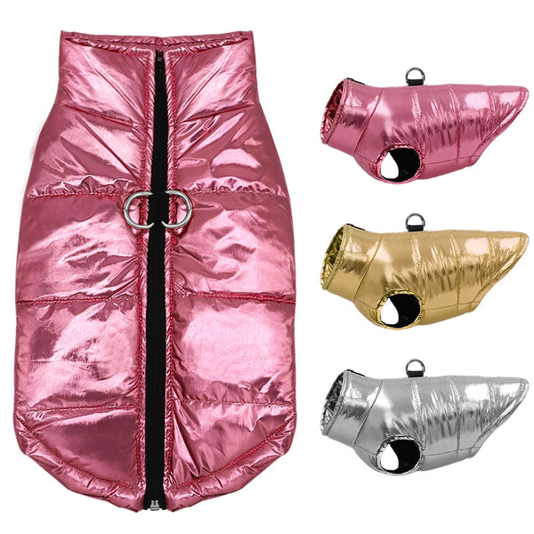 Metallic Waterproof Puppy Vest-Pup Essentials