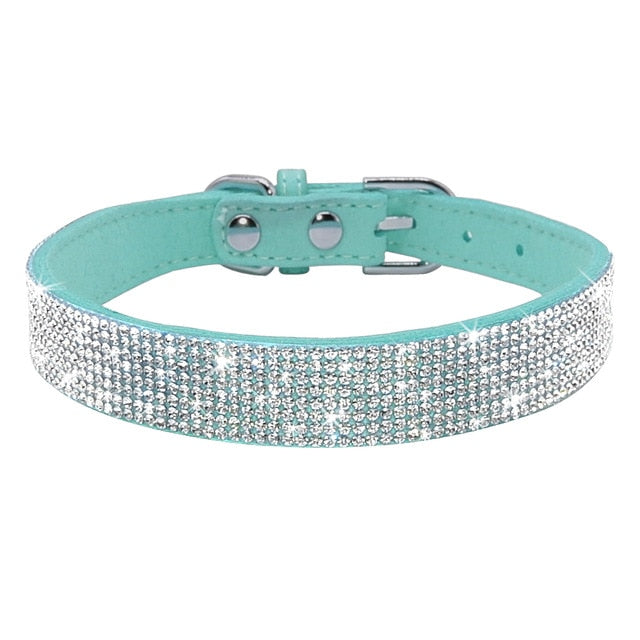 Adjustable Rhinestone Puppy Collars-Pup Essentials