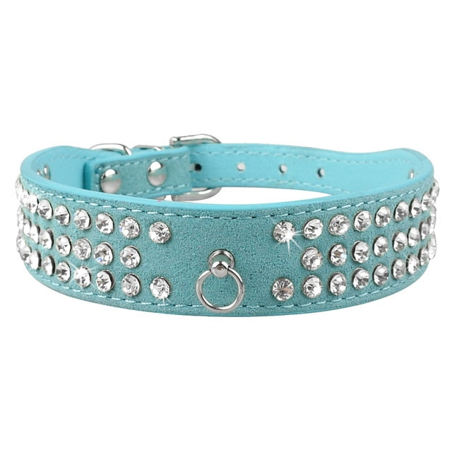 Adjustable Rhinestone Puppy Collars-Pup Essentials