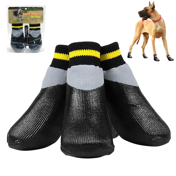 Waterproof Booties With Rubber Sole-Pup Essentials