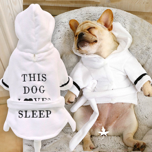 This Dog Loves Sleep - Pup Robe-Pup Essentials