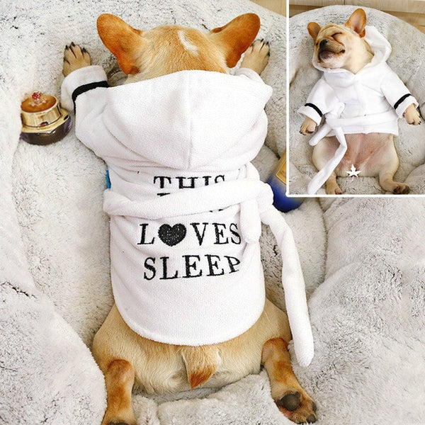 This Dog Loves Sleep - Pup Robe-Pup Essentials