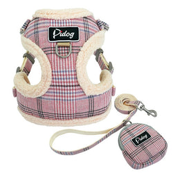 Soft Padded Pet Harness With Adjustable Leash Set-Pup Essentials