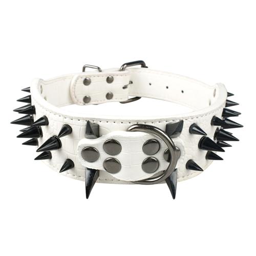 Spiked Studded Leather Collars-Pup Essentials