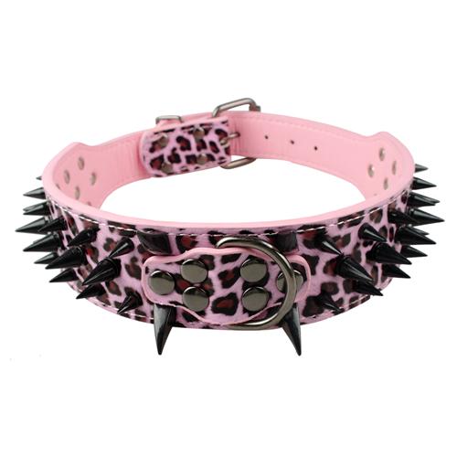 Spiked Studded Leather Collars-Pup Essentials