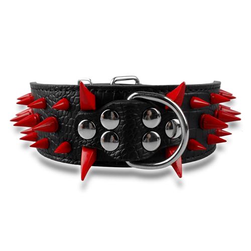 Spiked Studded Leather Collars-Pup Essentials