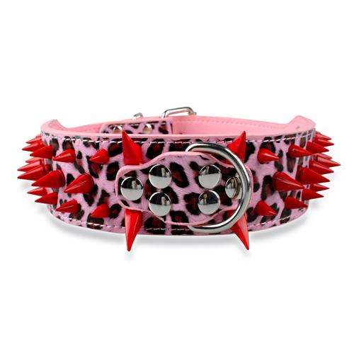 Spiked Studded Leather Collars-Pup Essentials