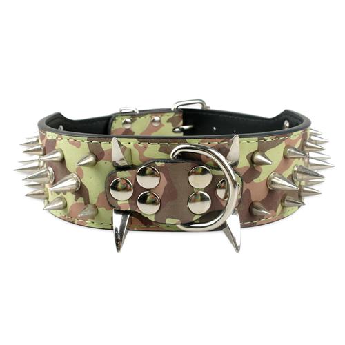 Spiked Studded Leather Collars-Pup Essentials