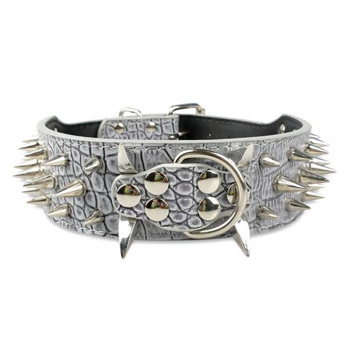 Spiked Studded Leather Collars-Pup Essentials