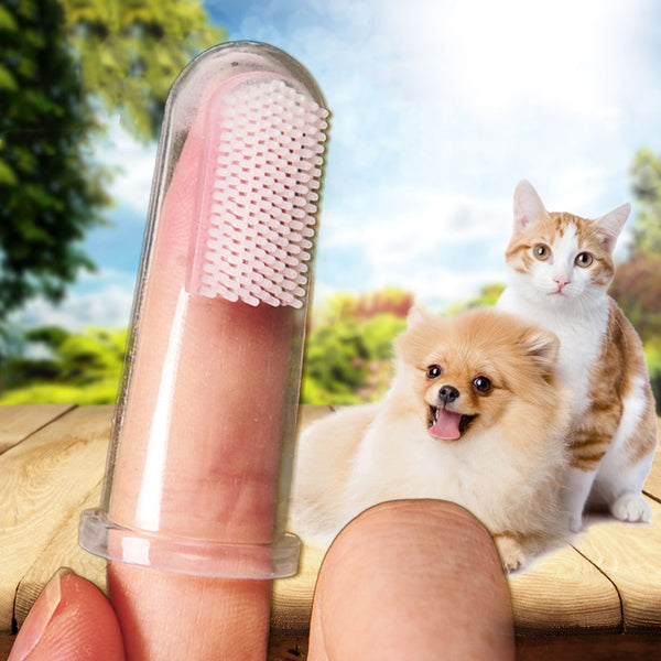 Super Soft Pet Finger Toothbrush-Pup Essentials