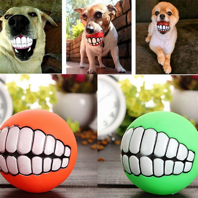 Funny Teeth Dog Ball-Pup Essentials