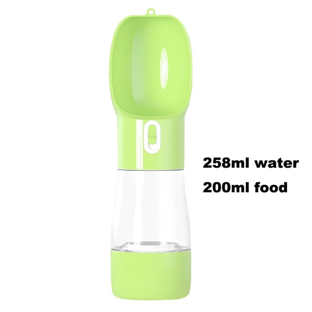 2 in 1 Bottle Pet Feeder - Water Bottle + Collapsible Folding Bowls-Pup Essentials