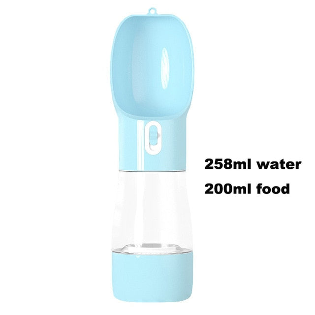 2 in 1 Bottle Pet Feeder - Water Bottle + Collapsible Folding Bowls-Pup Essentials