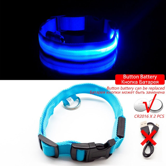 USB Charging Led Dog Collar-Pup Essentials