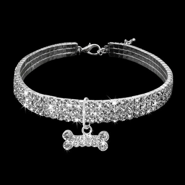 Crystal Rhinestone Dog Collar-Pup Essentials